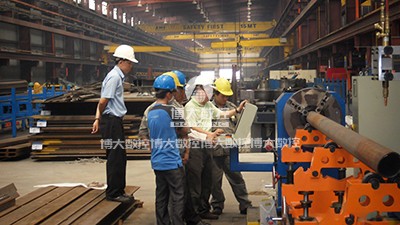 越南钢结构客户现场