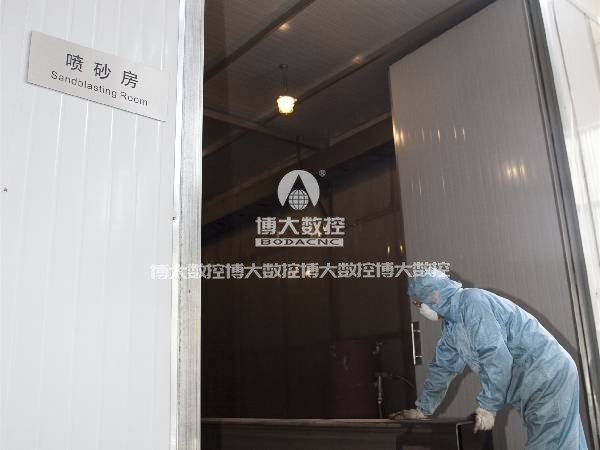 Boda CNC - Sandblasting Room