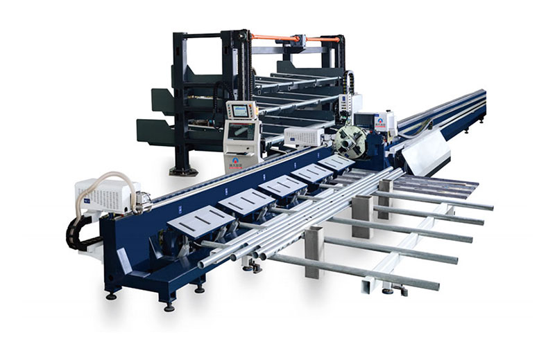 Automatic Loading and Unloading Pipe Cutting Machine (With Material Warehouse)